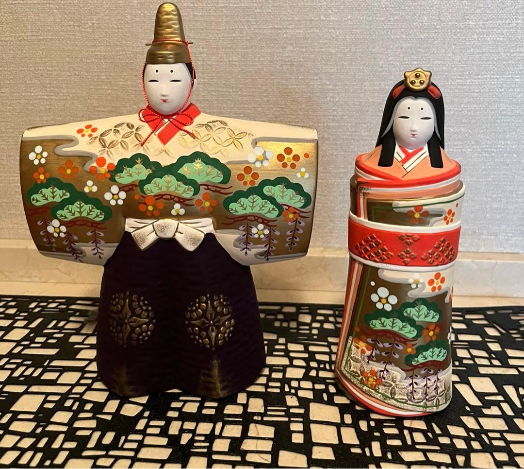 須原飾り　立ち雛