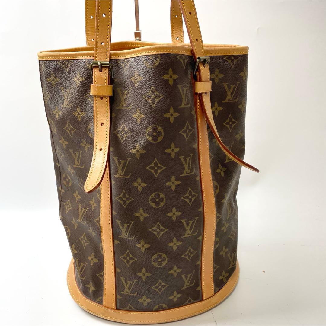 ルイヴィトン　モノグラム　バケット　トートバッグ　ショルダーバッグ