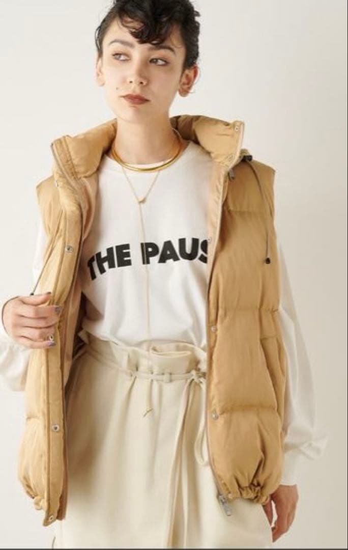 試着のみ極美品 Whim Gazette THE PAUSE パファー中綿ベスト