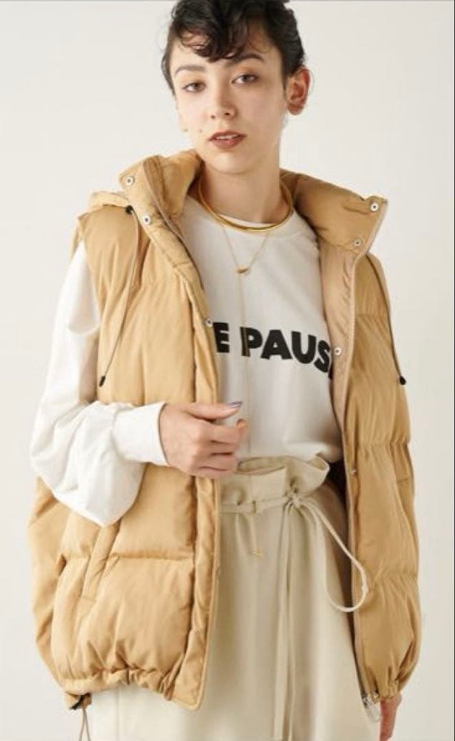 試着のみ極美品 Whim Gazette THE PAUSE パファー中綿ベスト