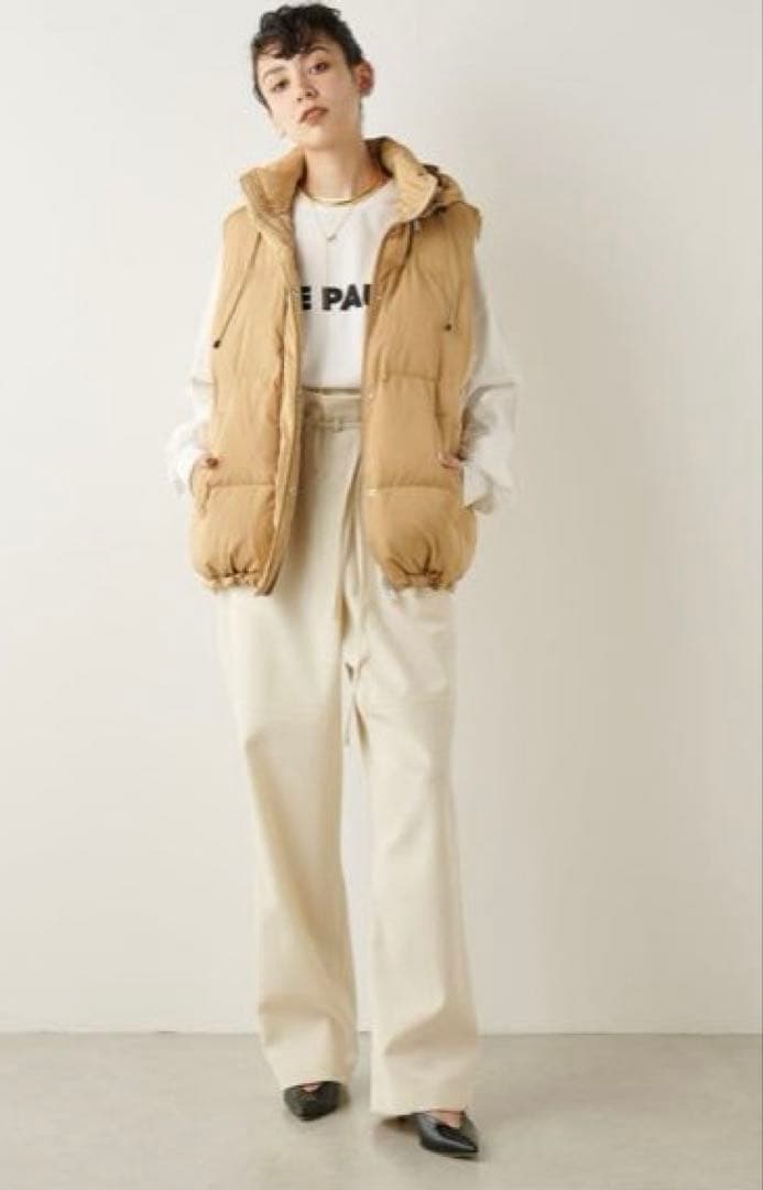 試着のみ極美品 Whim Gazette THE PAUSE パファー中綿ベスト