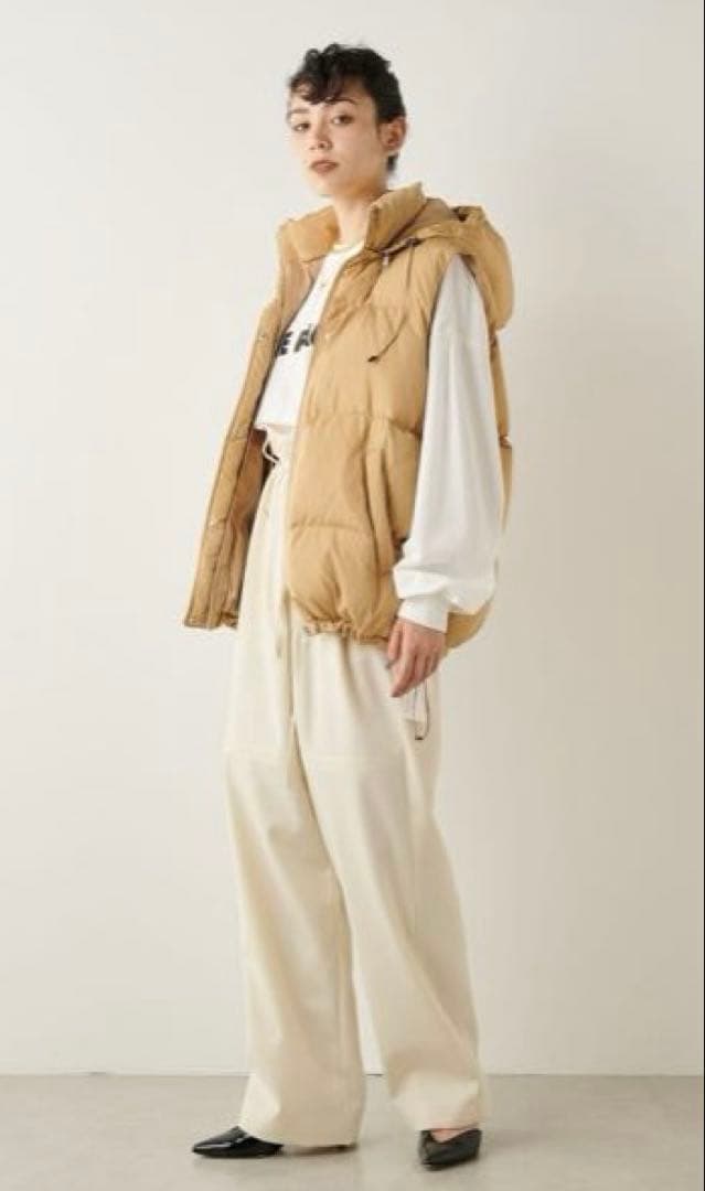 試着のみ極美品 Whim Gazette THE PAUSE パファー中綿ベスト