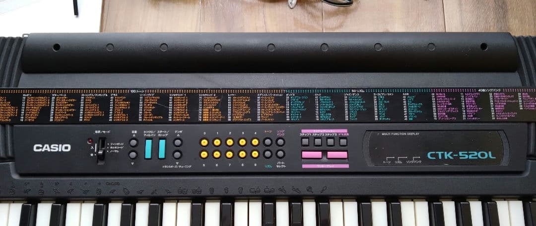 CASIO キーボード CTK-520L 光ナビゲーションシステム