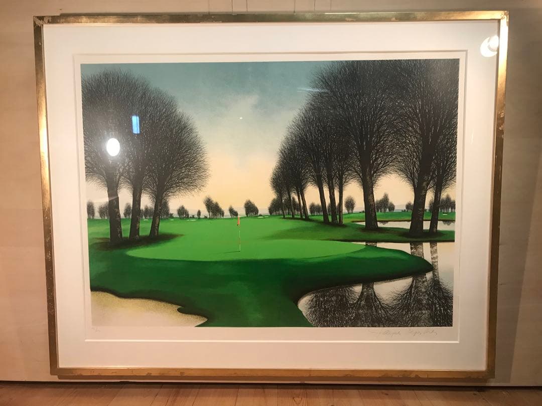 ロビーさま専用　デペルト「ゴルフ場」「フロリダのオークスクラブ」２作品リトグラフ