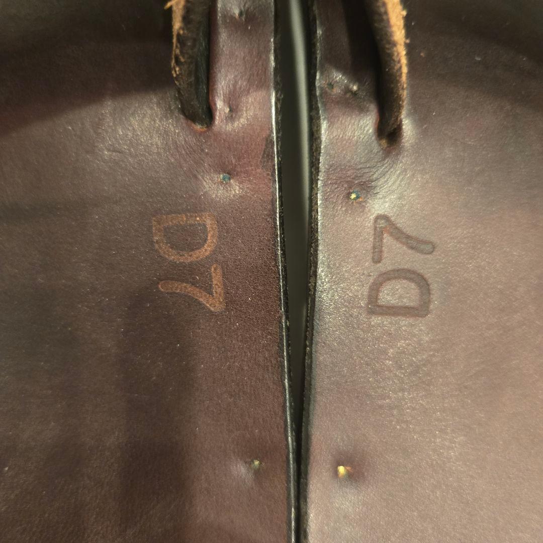 【希少】JUTTA NEUMANN D7 レザー フラットサンダル ブラウン