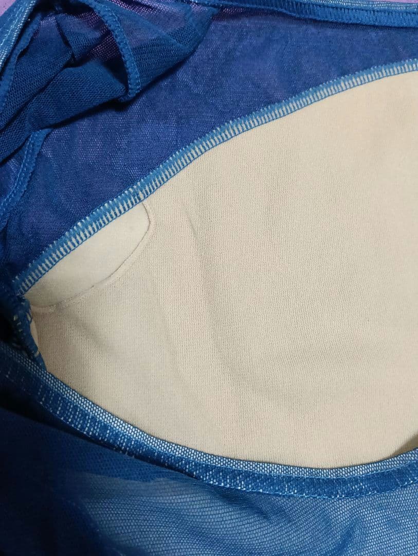 ミニヨンMignon 花柄 長袖レオタード Мサイズ