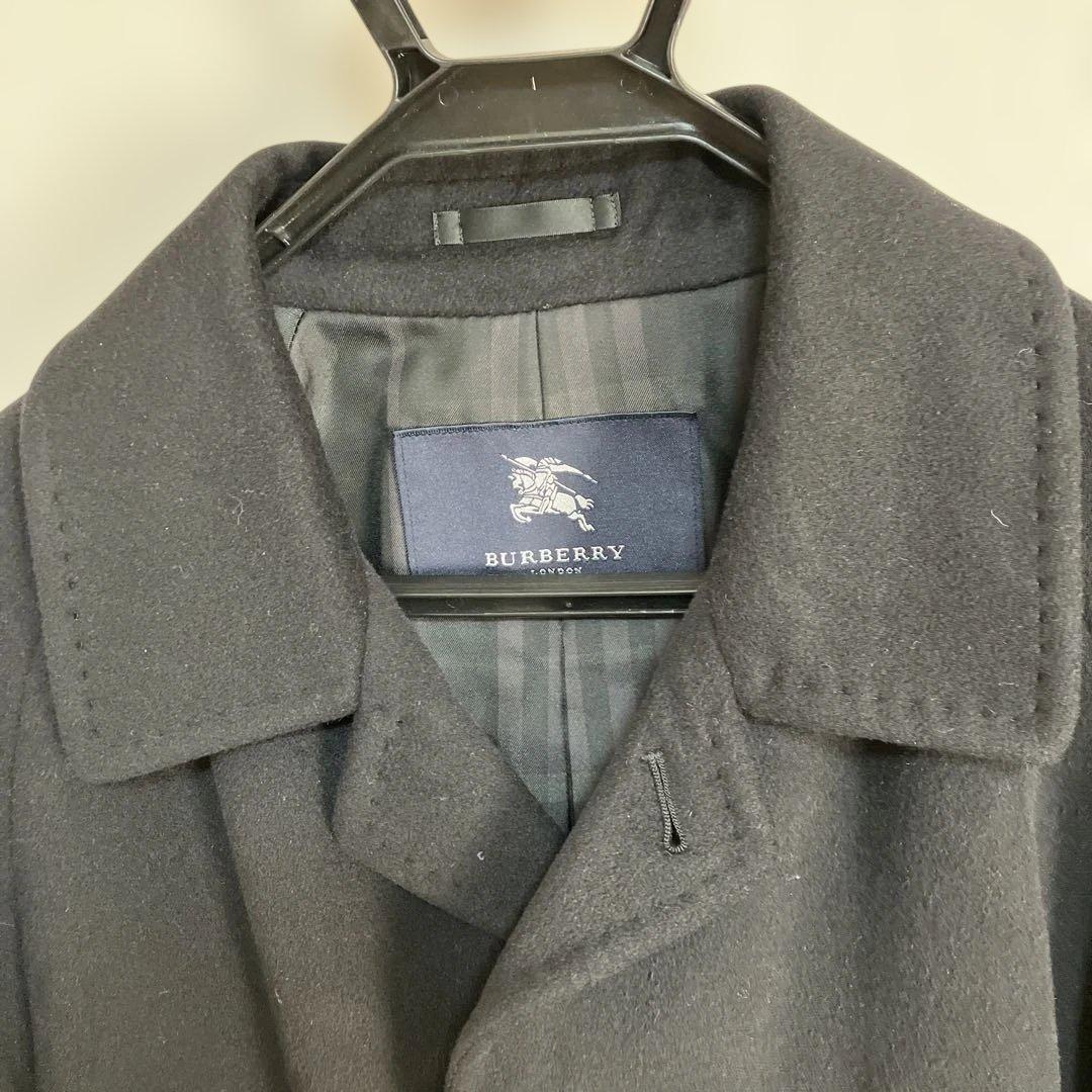 Burberry バーバリー カシミヤ ロングコート ブラック
