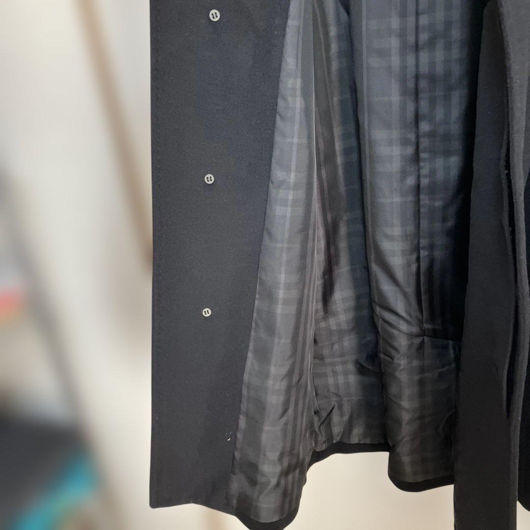 Burberry バーバリー カシミヤ ロングコート ブラック