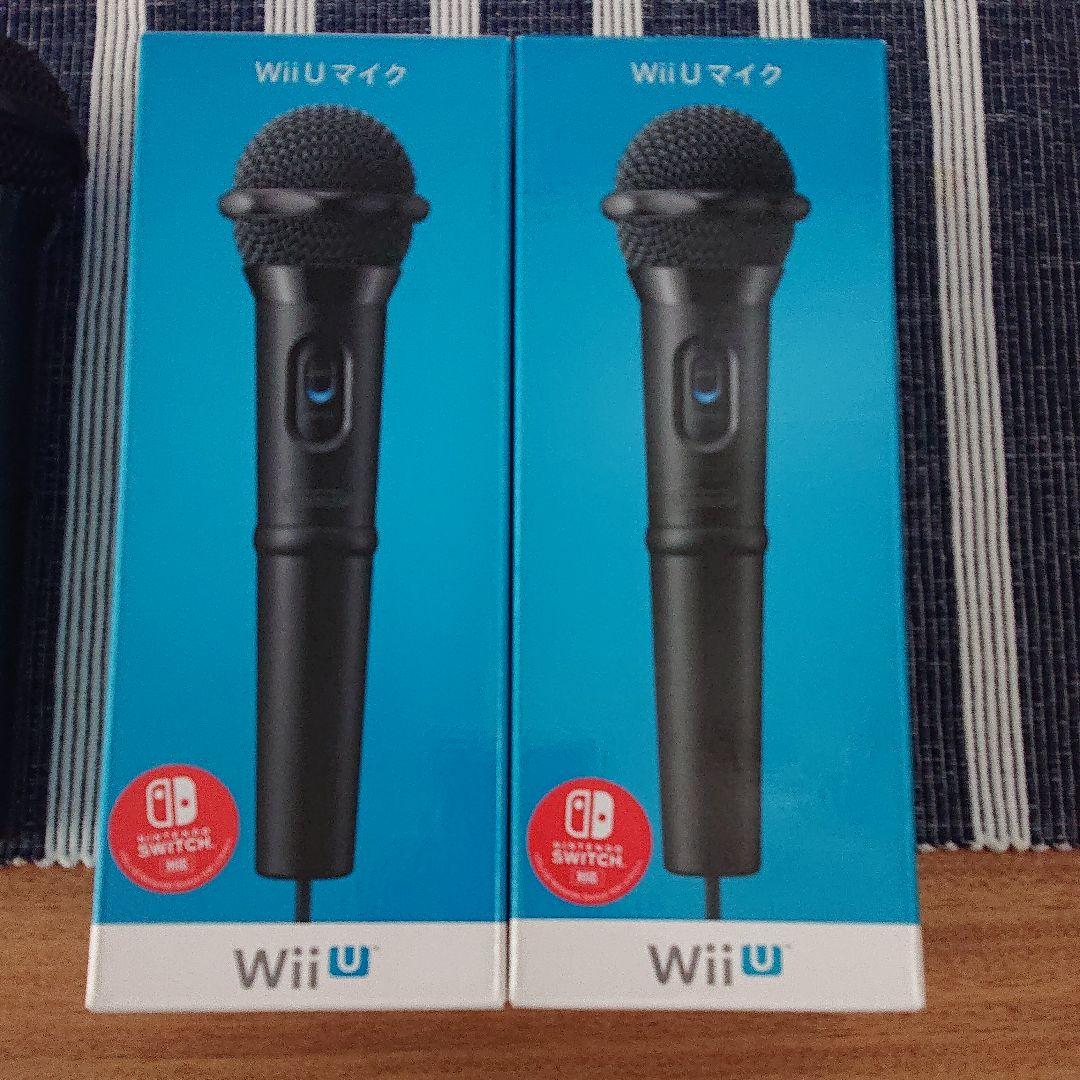 Nintendo WII U有線マイク 中古 二本 Switch対応
