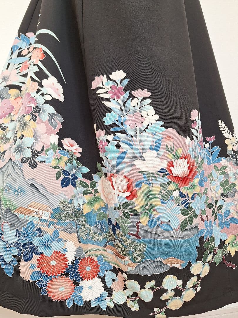 着物リメイクワンピース3704