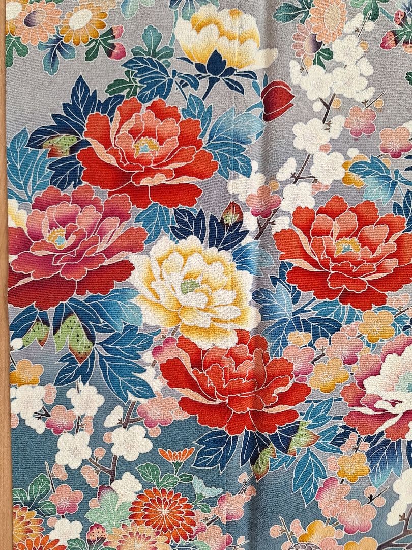 着物リメイクワンピース3704