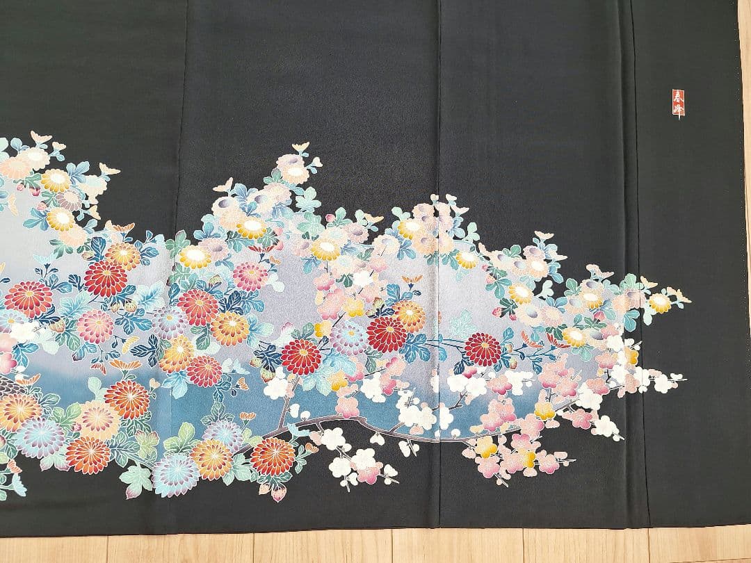 着物リメイクワンピース3704