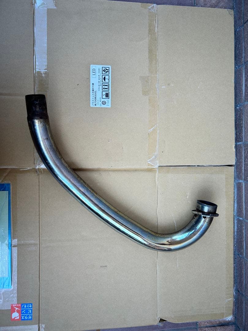 sr400 500 1jr ステンレス製エキゾーストパイプ