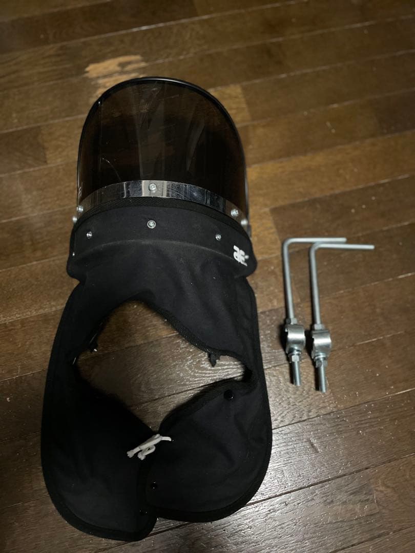 Z-FATHER 旭風防 モンゴリヤン風防 スモーク(黒布タレ)