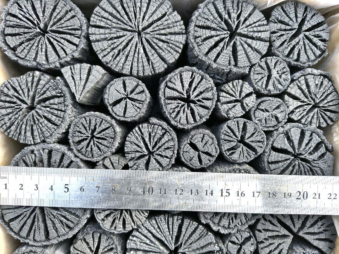 【 伊予の切炭 】約6kg クヌギ菊炭×2箱