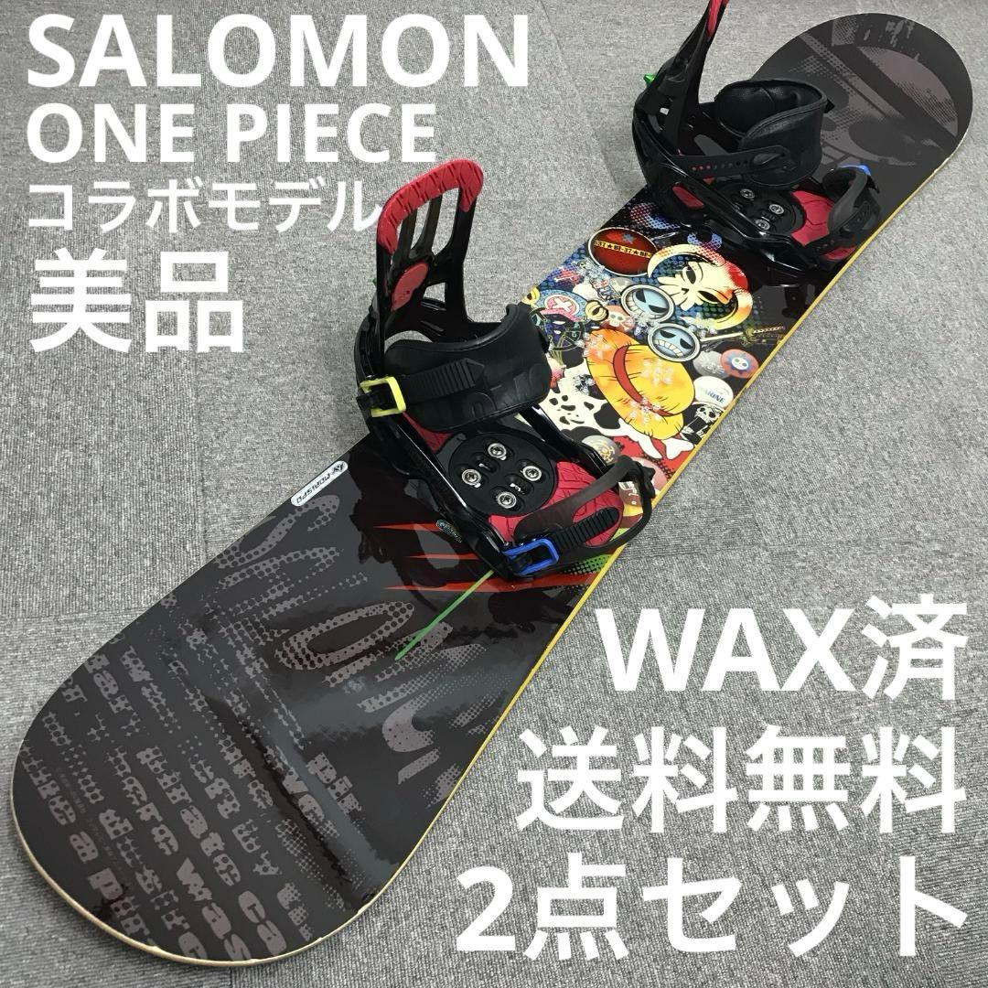 美品■ワンピースコラボ■WAX済■SALOMON ボード ビンディング メンズ