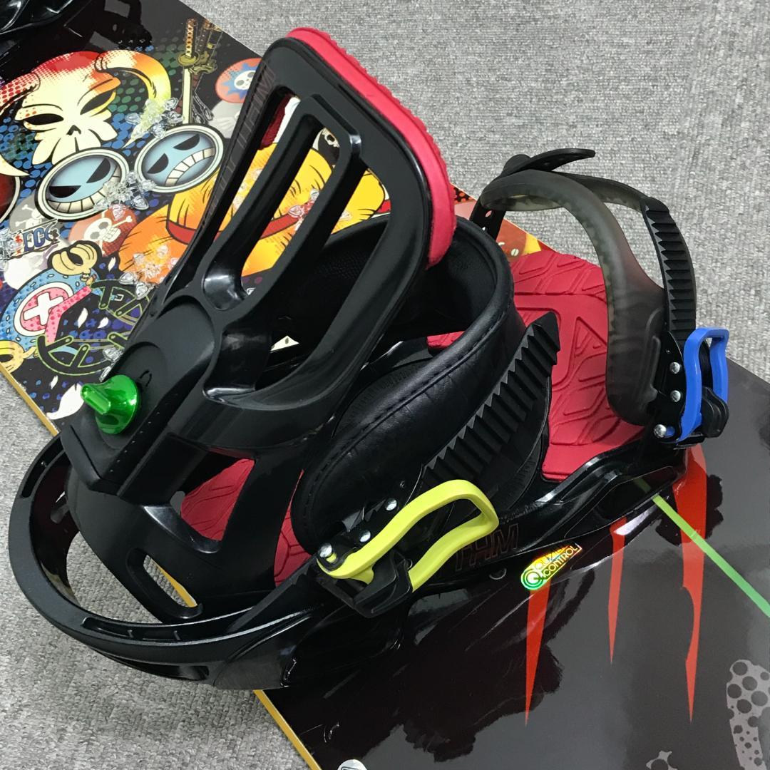 美品■ワンピースコラボ■WAX済■SALOMON ボード ビンディング メンズ