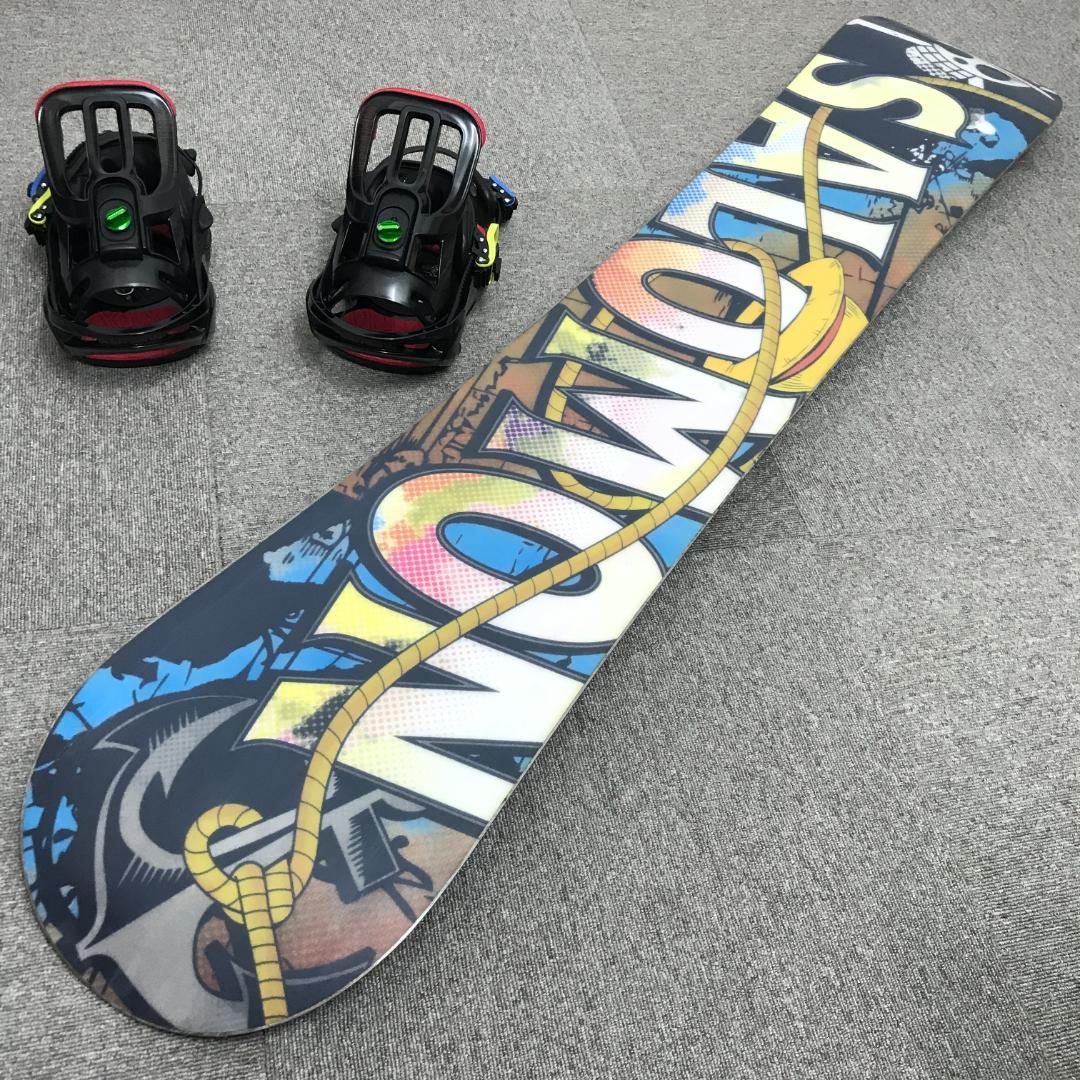 美品■ワンピースコラボ■WAX済■SALOMON ボード ビンディング メンズ