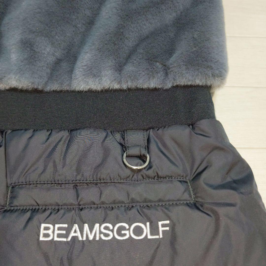 再再再値下げビームスゴルフ　中綿ワンピースL　グレー×黒