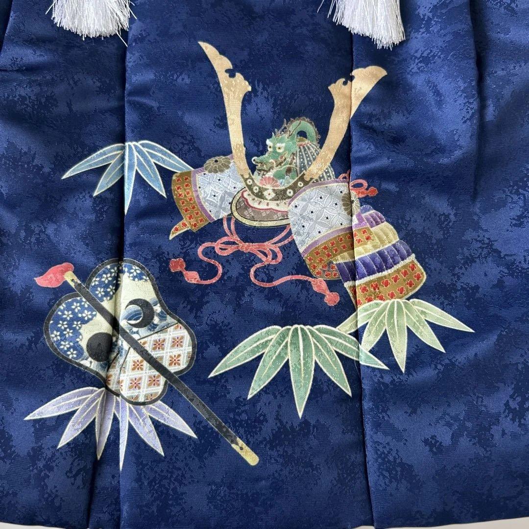 七五三用紺色着物フルセット　3歳児用