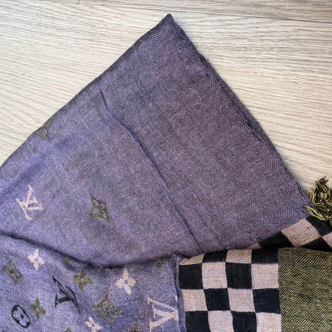 LOUIS VUITTON モノグラム 市松 ストール