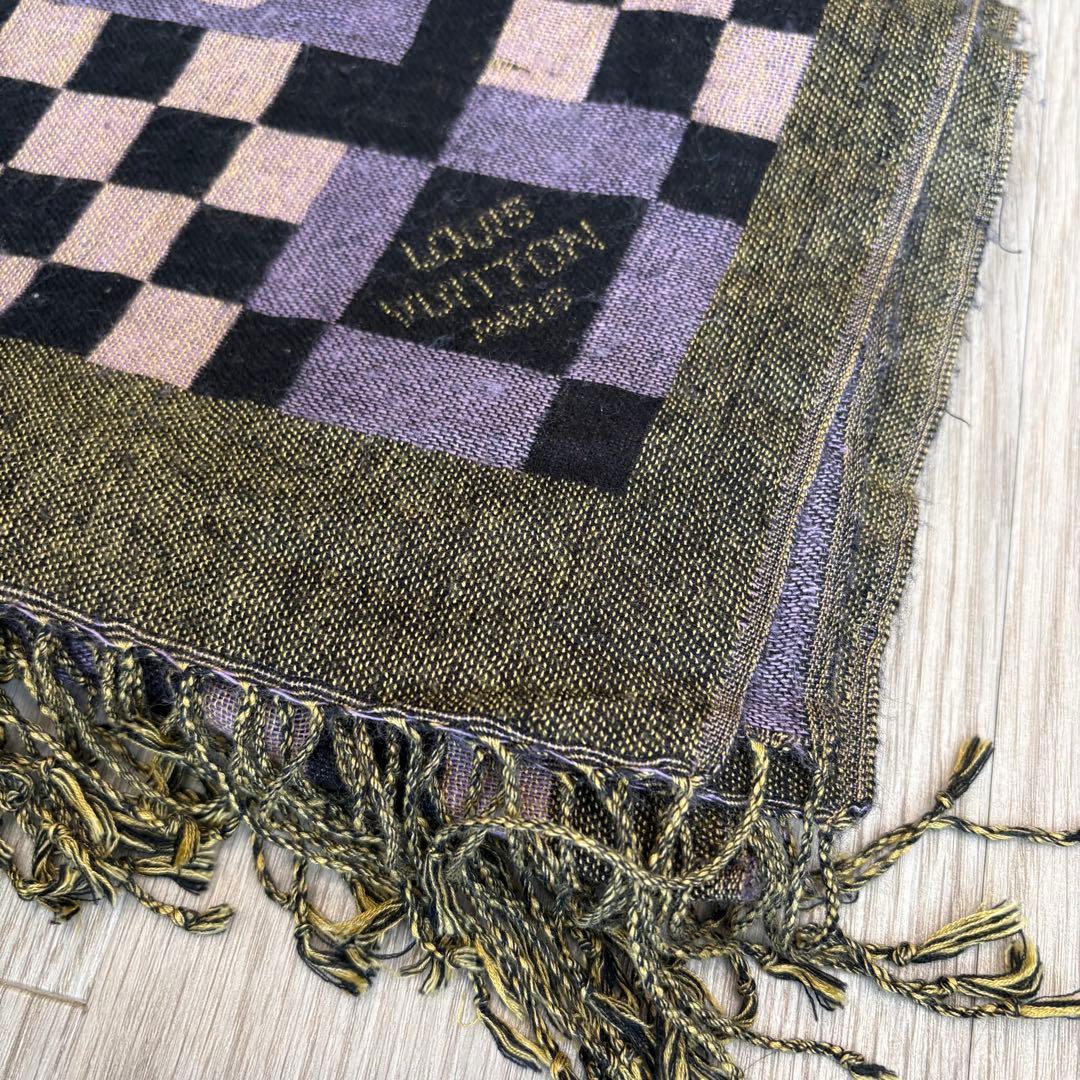 LOUIS VUITTON モノグラム 市松 ストール