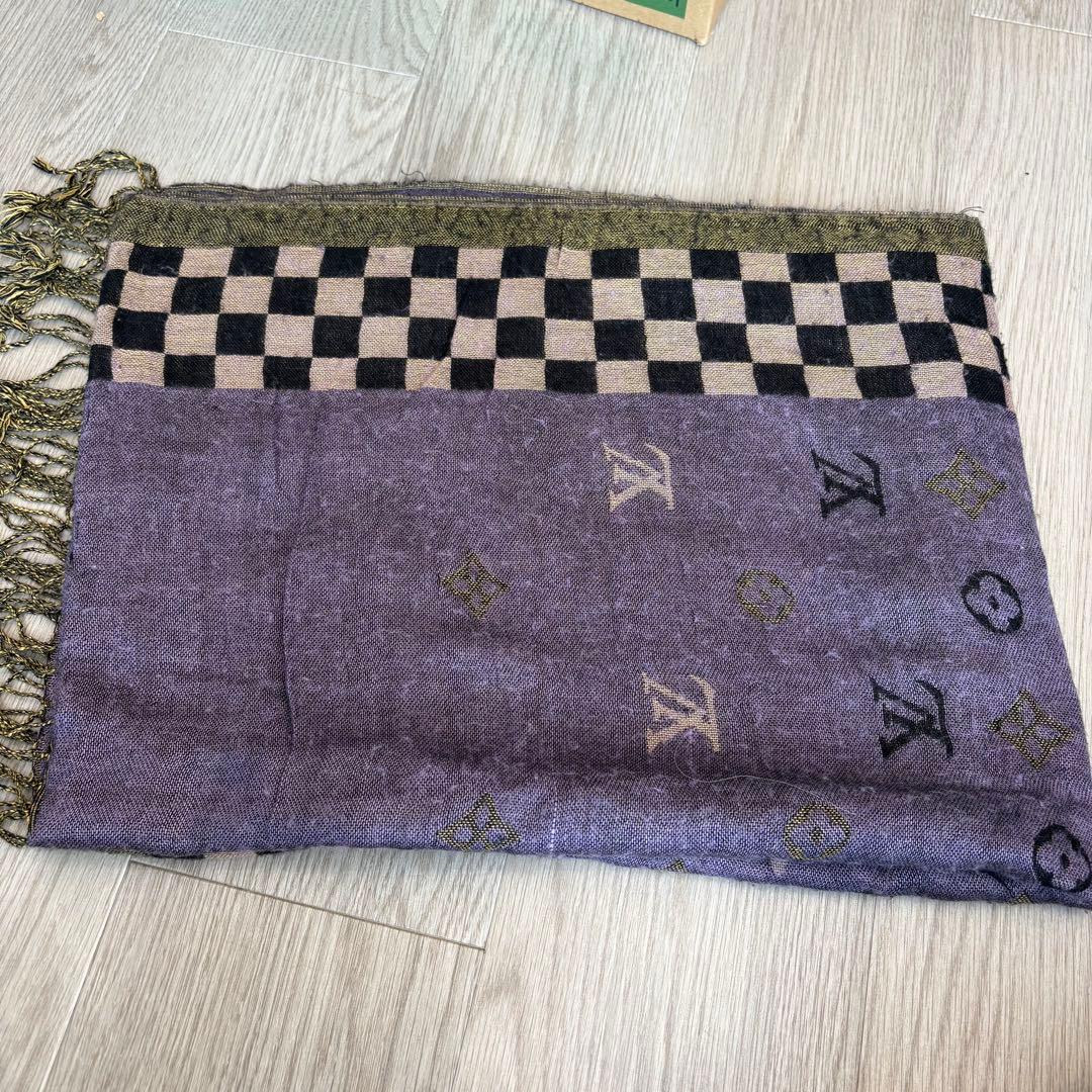 LOUIS VUITTON モノグラム 市松 ストール