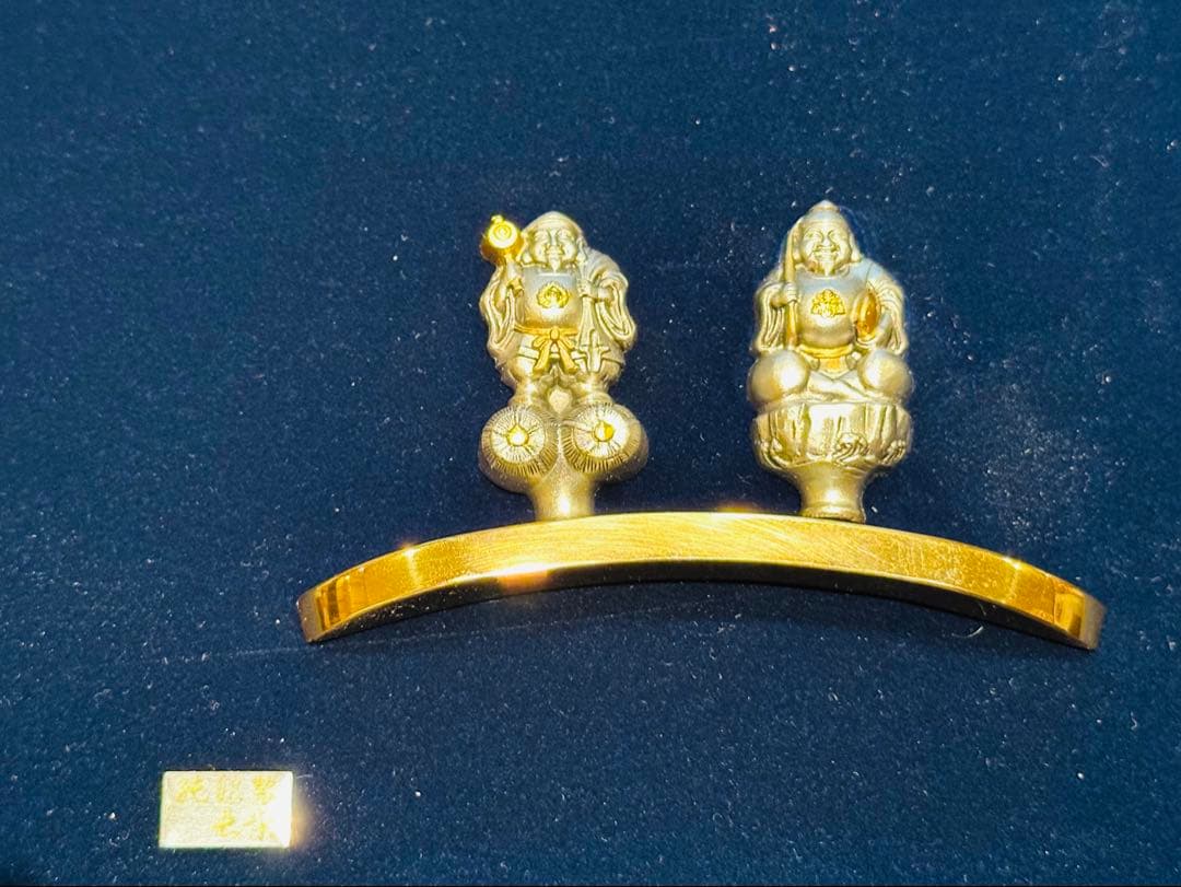 銀製 大黒天　恵比寿　 置物 日本製