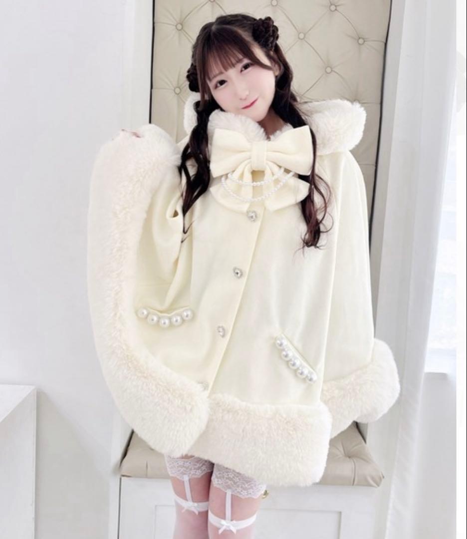 MARS ポンチョ コート 白