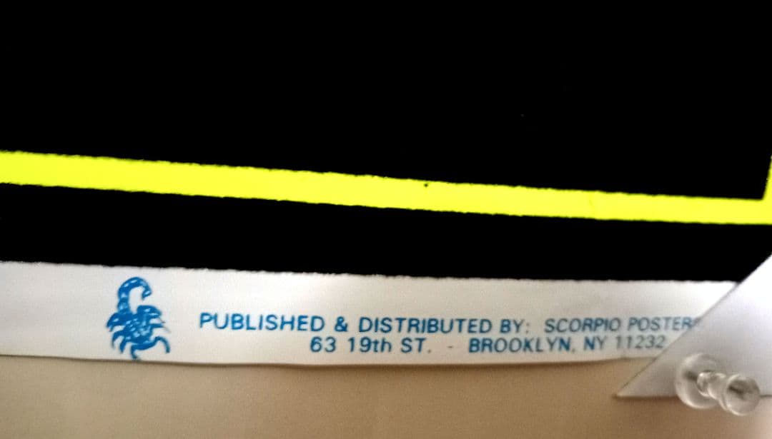 希少 90sビンテージ ベルベットポスター『SWAN SONG』 ツェッペリンB