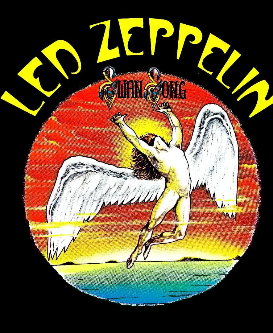 希少 90sビンテージ ベルベットポスター『SWAN SONG』 ツェッペリンB