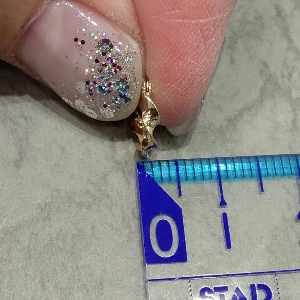 K18PG地金ピアス　　　　中古品