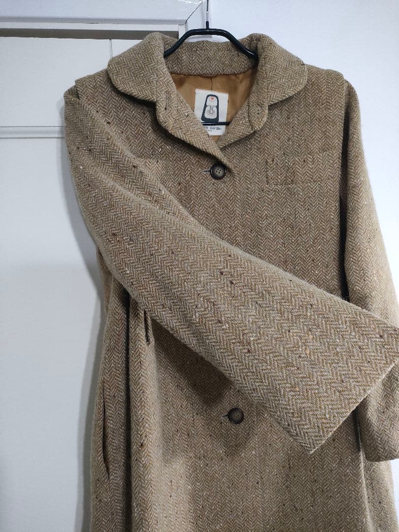 希少70s80sアーカイブ✦pierrecardinピエールカルダンロングコート