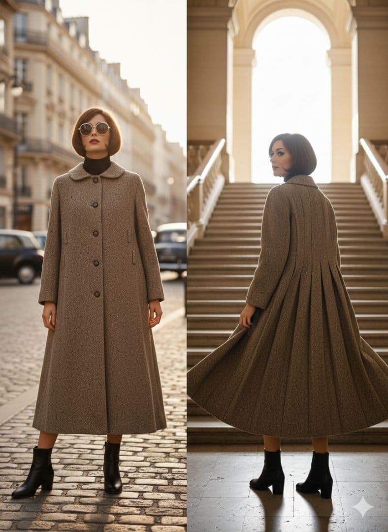 希少70s80sアーカイブ✦pierrecardinピエールカルダンロングコート