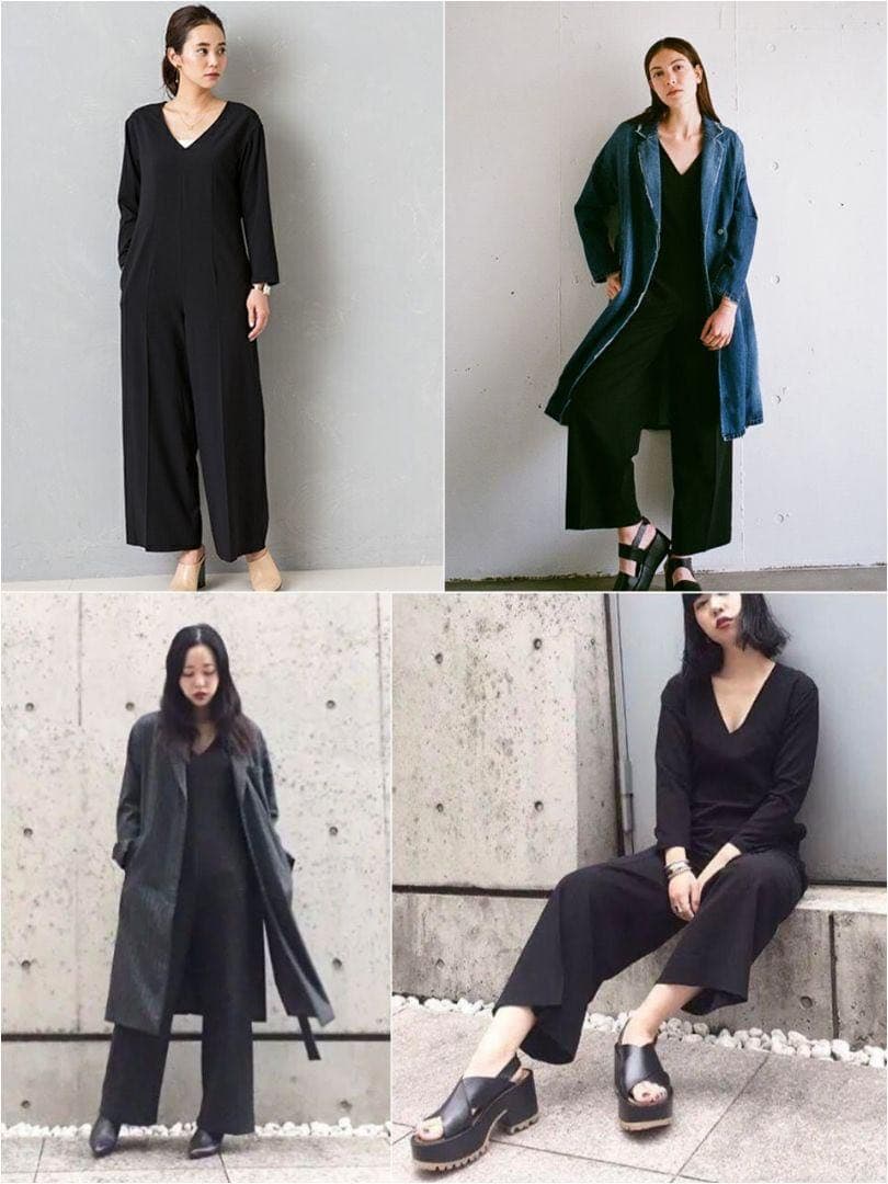 クラネ CLANE リラックスジャンプスーツ オールインワン サロペット