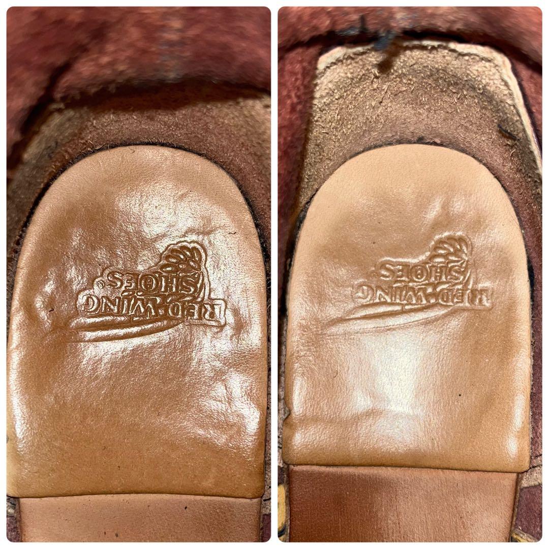 レッドウィング ベックマン US9.5 フラットボックス ブーツ ボルドー