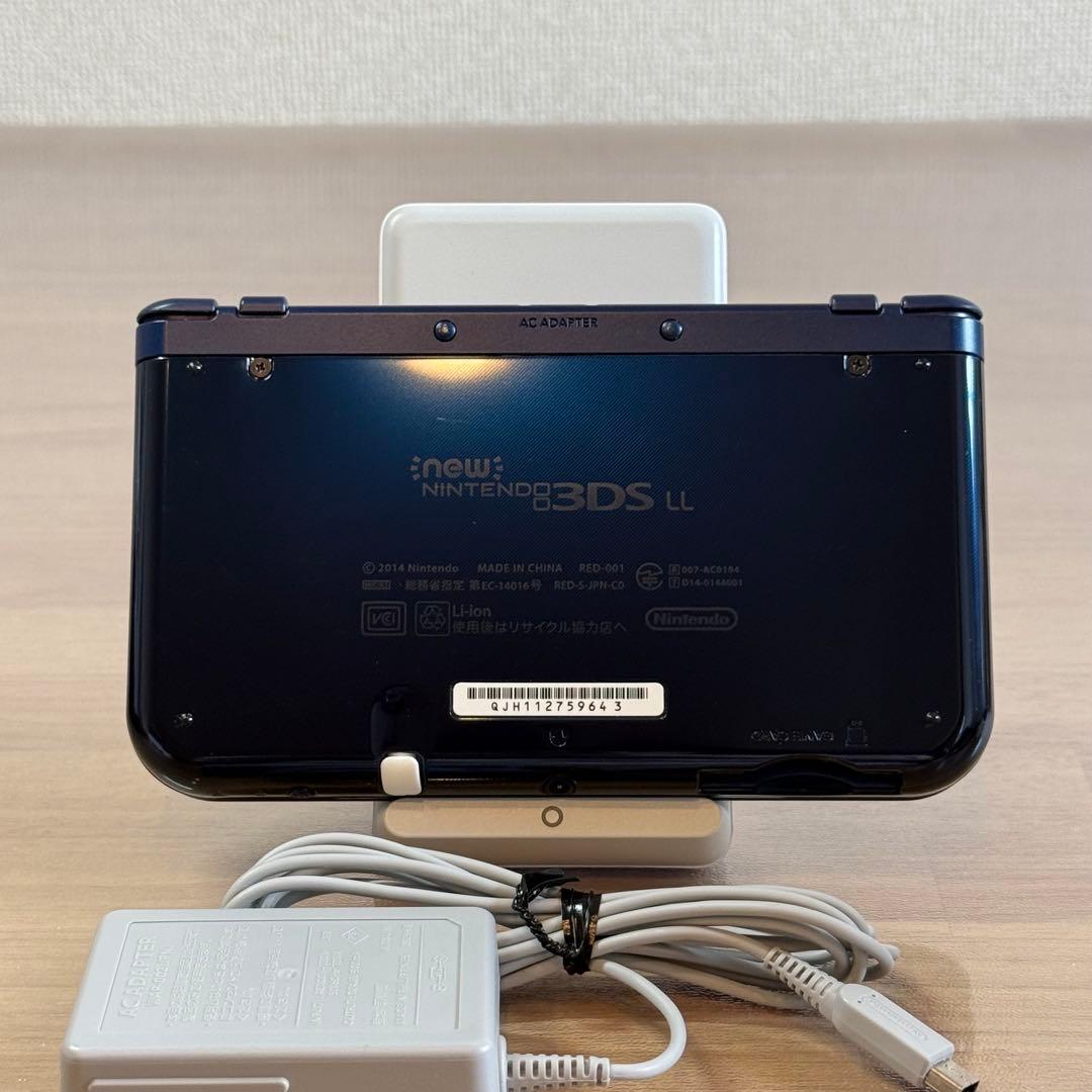 4-274【美品】Newニンテンドー3DS LL メタリックブルー