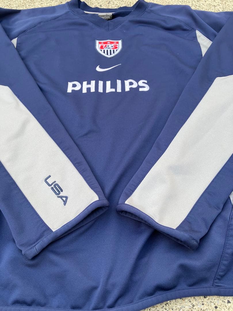 【美品】ナイキ×アメリ代表/スウェットシャツ/ジャージ/L 古着ビンテージ