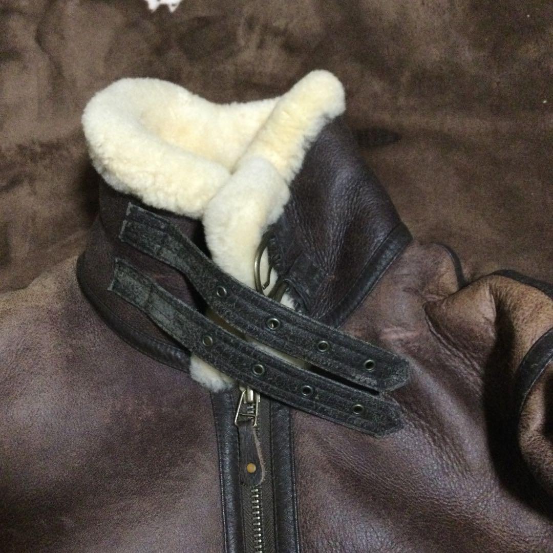 B-3 フライトジャケット　本革ムートン（40）