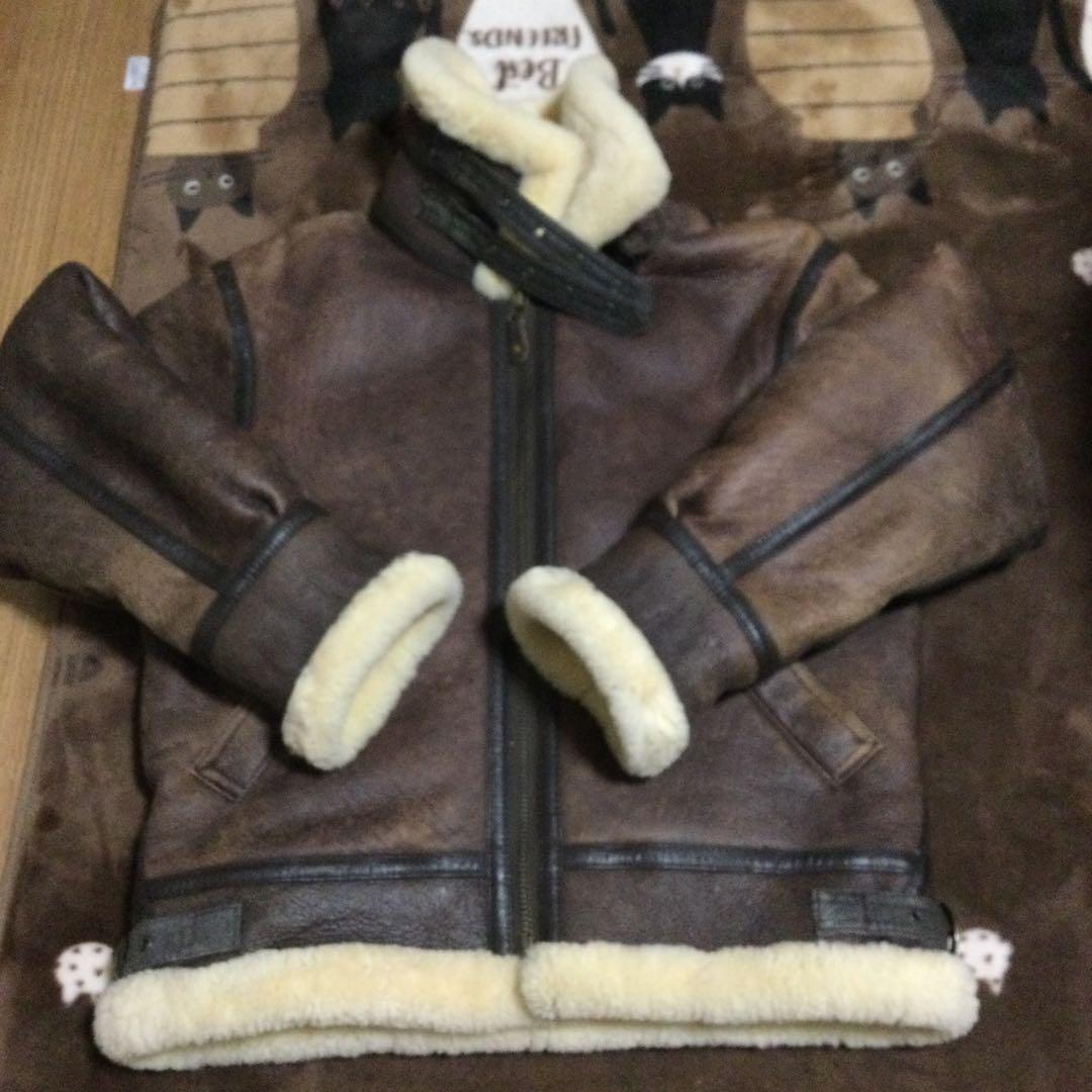 B-3 フライトジャケット　本革ムートン（40）
