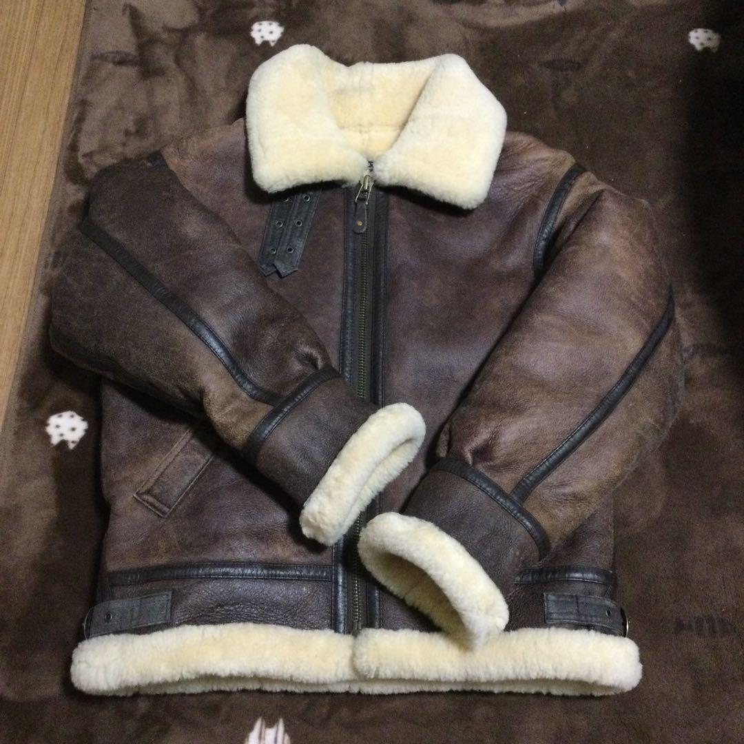 B-3 フライトジャケット　本革ムートン（40）