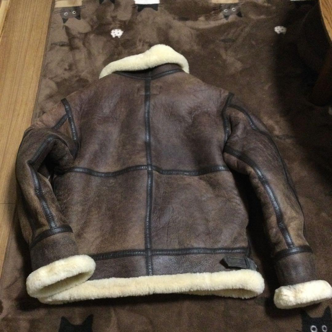 B-3 フライトジャケット　本革ムートン（40）