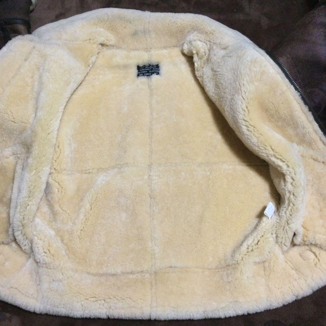 B-3 フライトジャケット　本革ムートン（40）