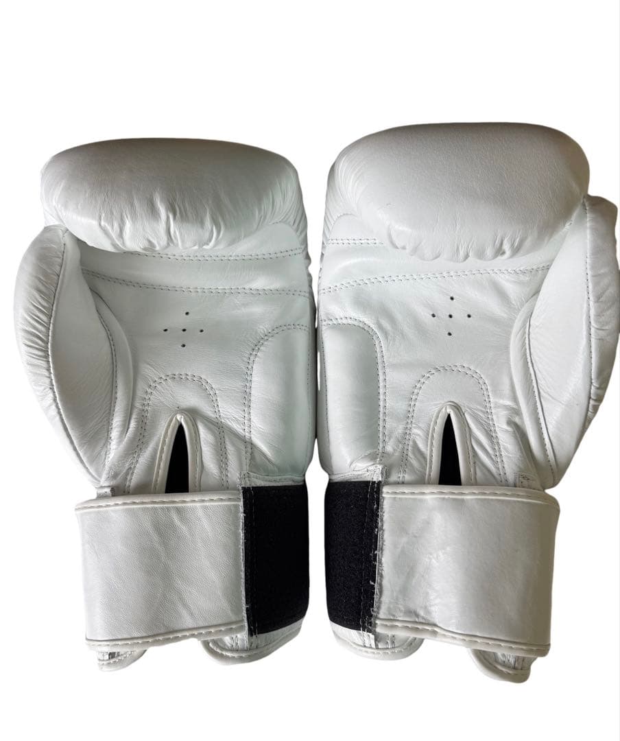 KENMAX ボクシンググローブ 12oz ホワイト/レッド