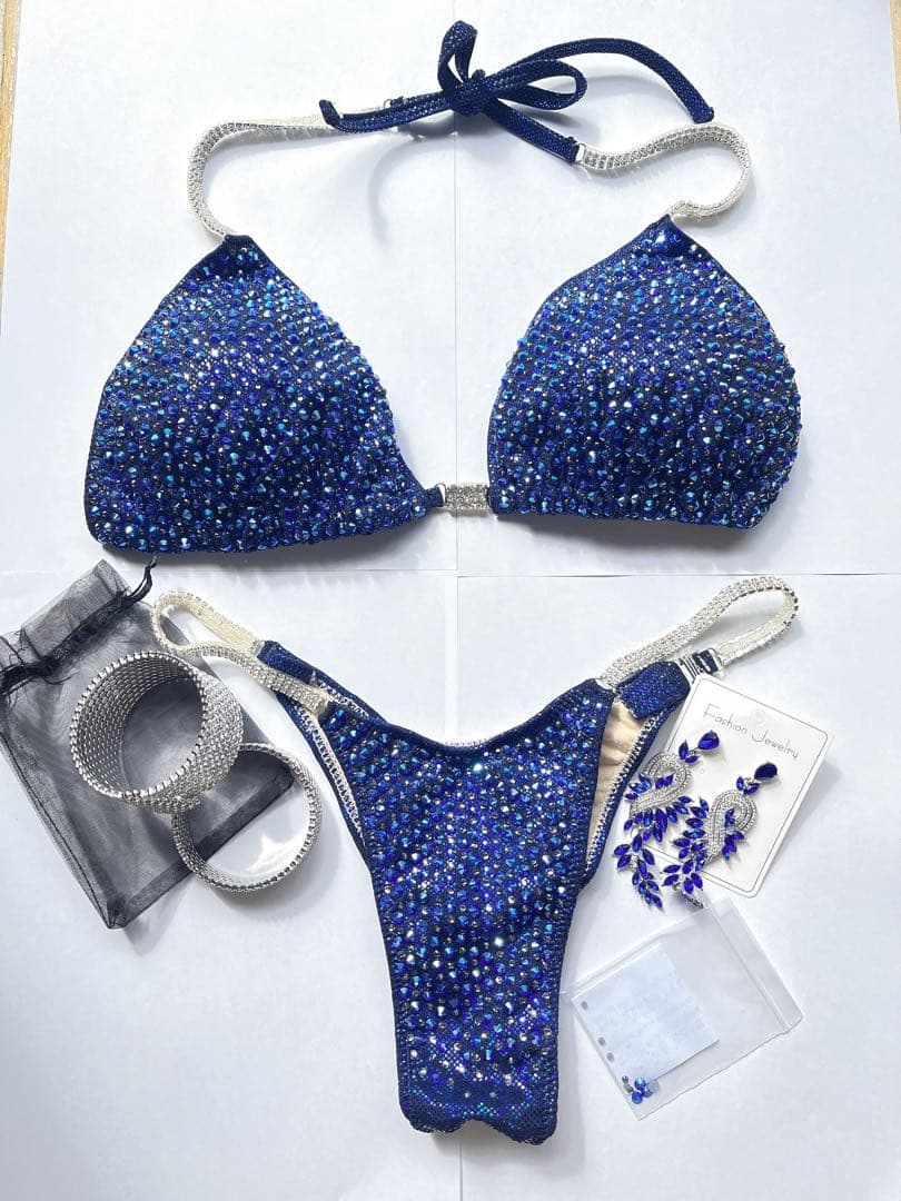 競技用ビキニ コンテストビキニ＋ブレスレット＋ピアス 週末までの限定価格