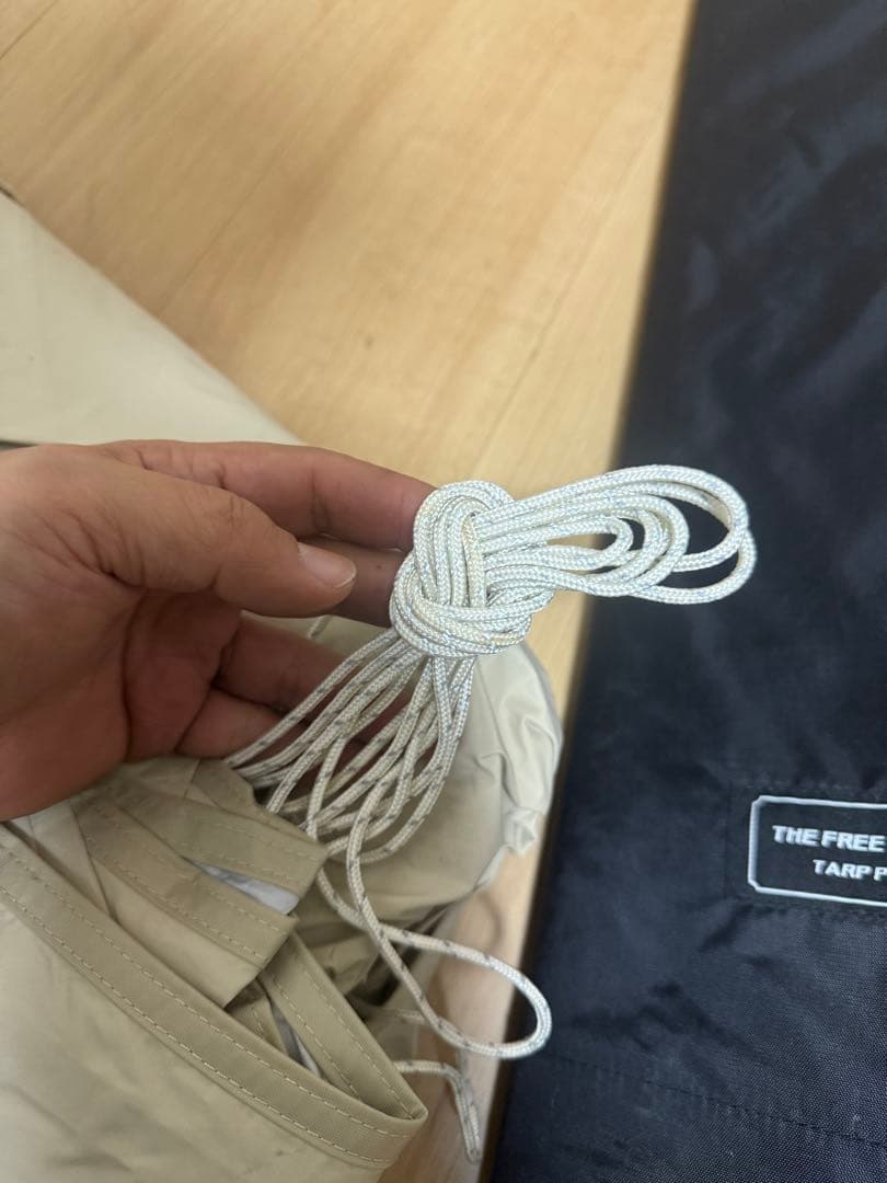 TFS Diamond Tarp Ivory&TFSポール2本セット