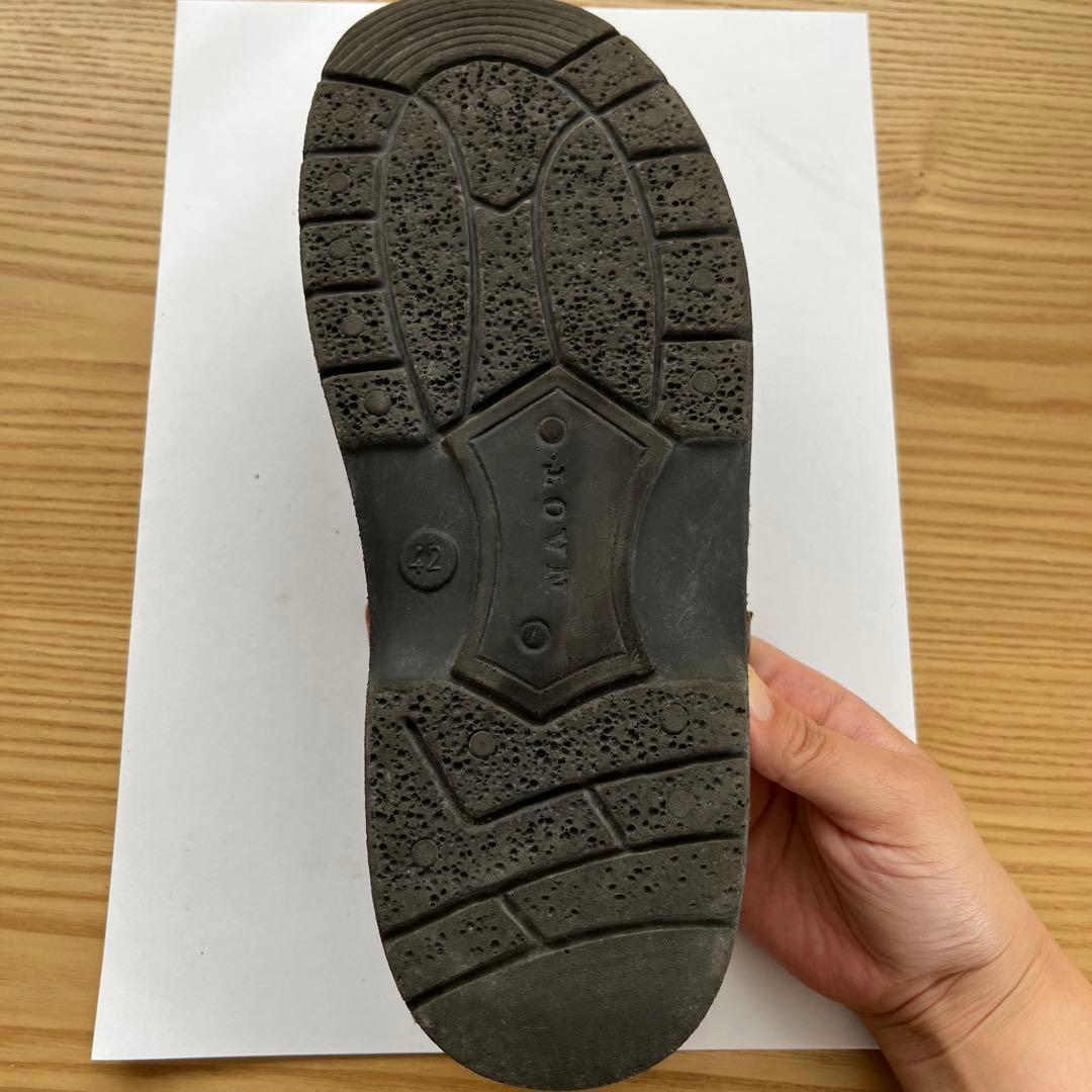 NAOT ブラウン クロッグサンダル　サボ