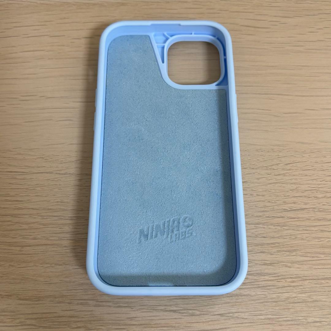 【未使用に近い】Ninja Labs ベビーブルー iPhone15ケース
