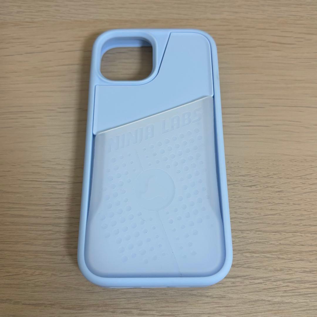 【未使用に近い】Ninja Labs ベビーブルー iPhone15ケース