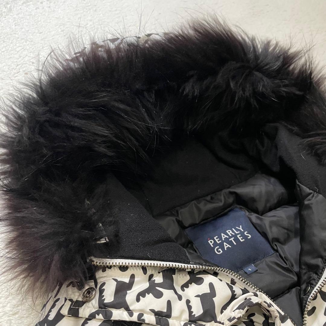 パーリーゲイツ ゴルフ ダウンジャケット 韓国限定 総柄 トナカイ